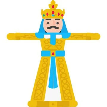 Nutcracker Doll Festive Christmas NutcrackerDreamScene BalletCostume Stock Illustration