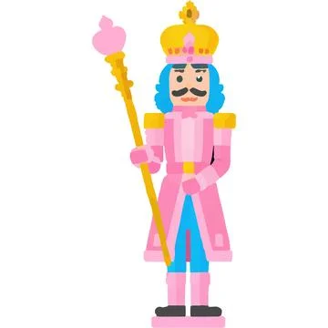 Nutcracker Doll Festive NutcrackerCelebrationMusic Holiday WinterHolidayScene Stock-Illustration