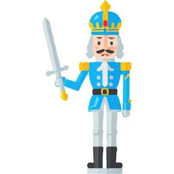 Nutcracker Doll HolidayShow NutcrackerFestivity Holiday Ornament Иллюстрация