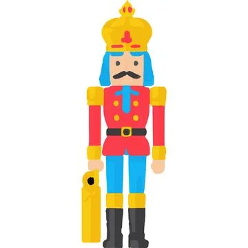 Nutcracker Doll NutcrackerFairy Christmas NutcrackerSeasonalTradition Ornamen Stock Illustration