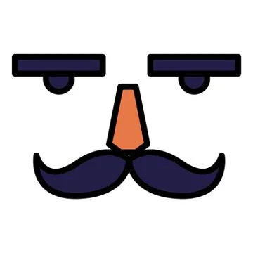 Nutcracker face design 스톡 일러스트