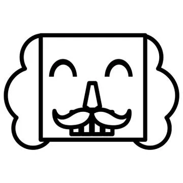 Nutcracker face icon Stock Illustration