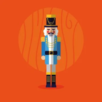 Nutcracker general toy icon イラスト素材