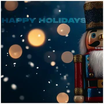 A Nutcracker Holiday Stock Illustration