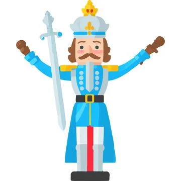 Nutcracker HolidayFestivity NutcrackerDreamJourney Christmas Holiday Ornament Illustrazione stock