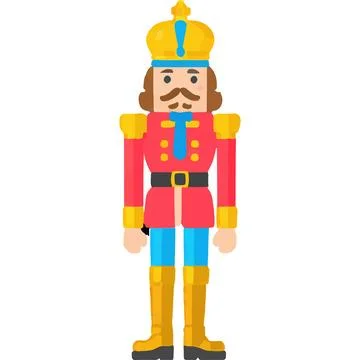 Nutcracker HolidayShow Festive Christmas NutcrackerClassicBallet Ornament イラスト素材