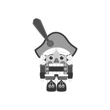 Nutcracker icon vector Stock Illustration