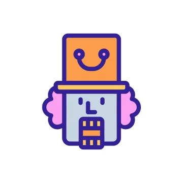 Nutcracker Icon vector. Isolated contour symbol illustration Stock Illustration