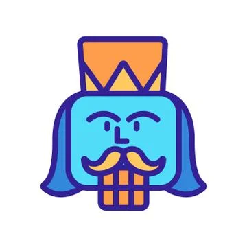 Nutcracker Icon vector. Isolated contour symbol illustration Stock Illustration