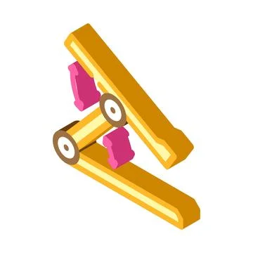 Nutcracker kitchen gadget with mechanical leverage mechanism Illustrazione stock