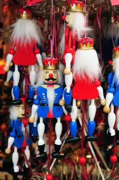Nutcracker marionettes Stock Photos