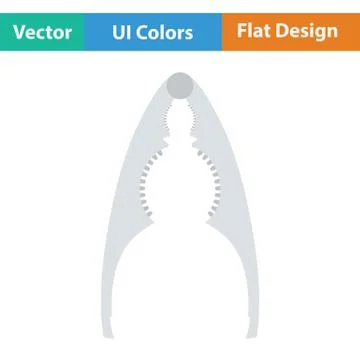 Nutcracker pliers icon イラスト素材