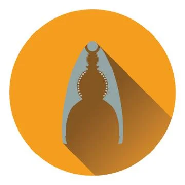 Nutcracker pliers icon Stock Illustration