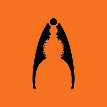 Nutcracker pliers icon Stock Illustration
