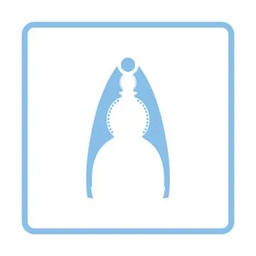 Nutcracker pliers icon Stock Illustration