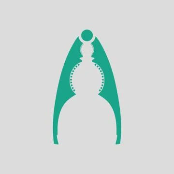 Nutcracker pliers icon Stock Illustration