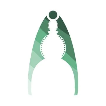 Nutcracker pliers icon Stock Illustration