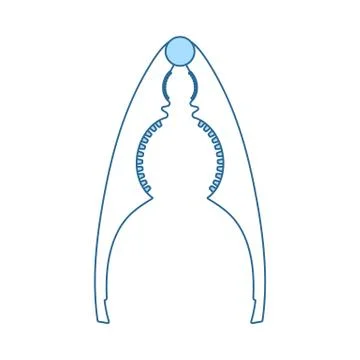 Nutcracker Pliers Icon Stock Illustration