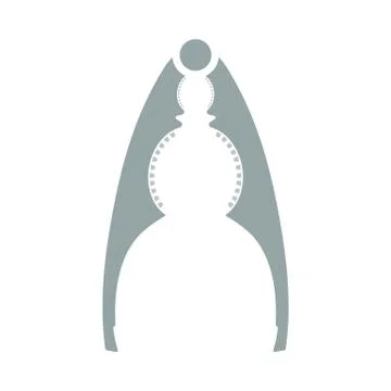 Nutcracker Pliers Icon Stock Illustration