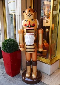 Nutcracker Soldier Decoration 库存照片