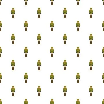 Nutcracker soldier toy seamless repeating pattern background 스톡 일러스트