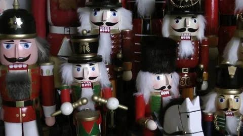Nutcracker Soldiers Drummer Stock Footage 46455662