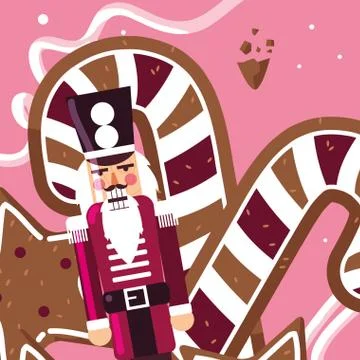 Nutcracker toy design Stock Illustration