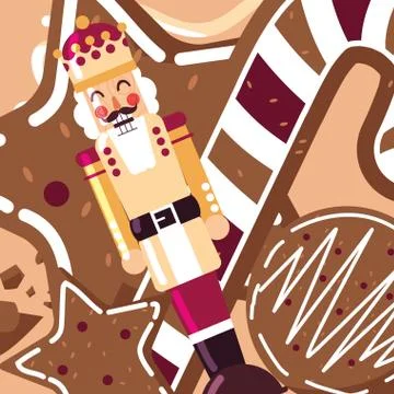 Nutcracker toy design Stock Illustration
