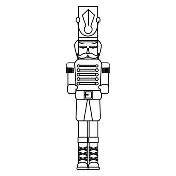 Nutcracker toy design Stock Illustration