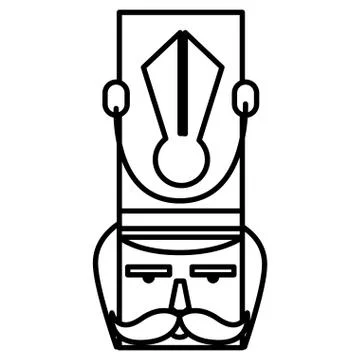 Nutcracker toy design Stock Illustration