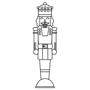 Nutcracker toy design 스톡 일러스트