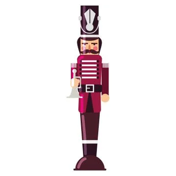 Nutcracker toy design Stock Illustration