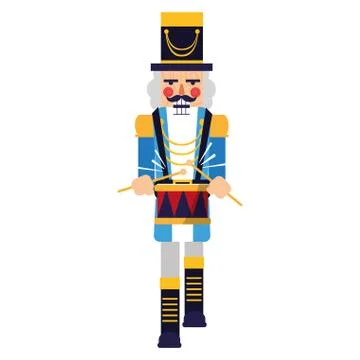 Nutcracker toy design Stock Illustration