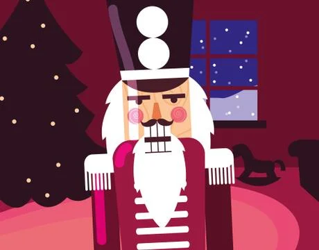 Nutcracker toy design Stock Illustration