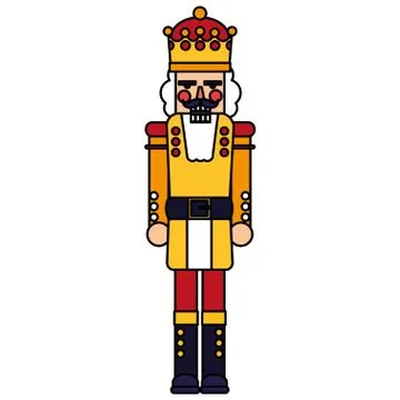 Nutcracker toy design Stock Illustration