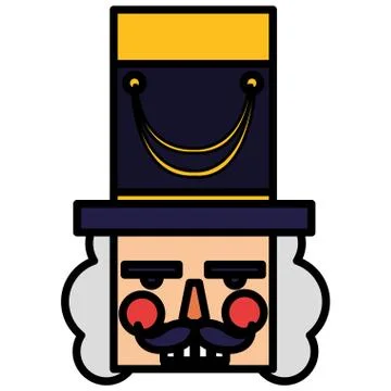 Nutcracker toy design Stock Illustration