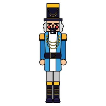 Nutcracker toy design Stock Illustration