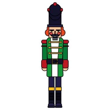 Nutcracker toy design 스톡 일러스트