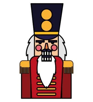 Nutcracker toy design Stock Illustration
