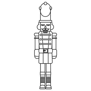 Nutcracker toy design Stock Illustration