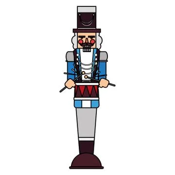 Nutcracker toy design Stock Illustration