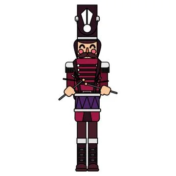 Nutcracker toy design Stock Illustration