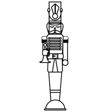 Nutcracker toy design 스톡 일러스트