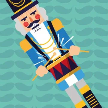 Nutcracker toy Stock Illustration