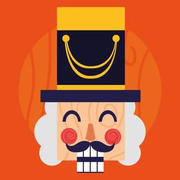 Nutcracker toy vector design Stock Illustration