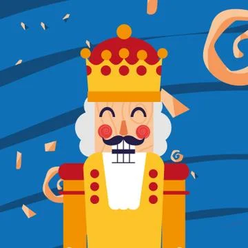 Nutcracker toy vector design Stock Illustration