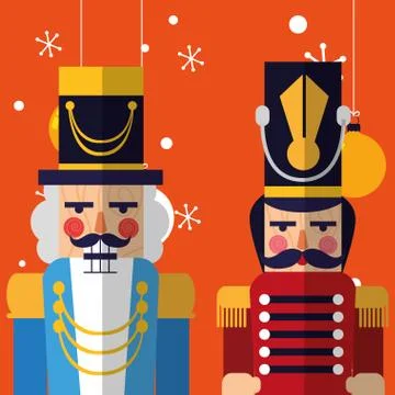 Nutcracker toy vector design Stock Illustration