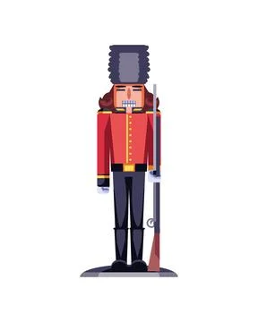 Nutcracker with weapon Illustrazione stock