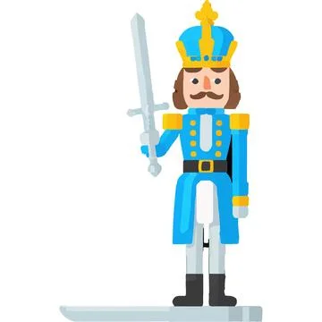 Nutcracker WinterHolidayScene NutcrackerLandOfSweets Christmas Holiday Orname Stock Illustration