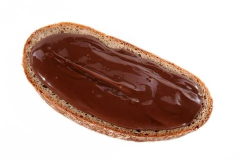 Nutella bread Stock-Fotos